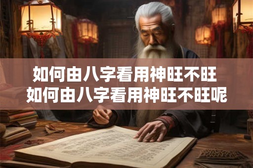 如何由八字看用神旺不旺 如何由八字看用神旺不旺呢