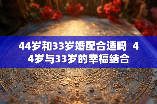 44岁和33岁婚配合适吗 44岁与33岁的幸福结合 44岁和33岁婚配合适吗 44岁与33岁的幸福结合