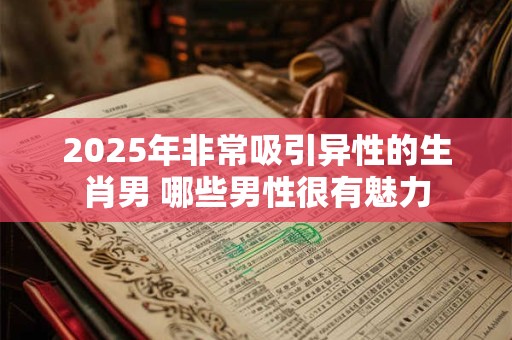 2025年非常吸引异性的生肖男 哪些男性很有魅力