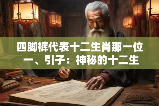 四脚裤代表十二生肖那一位 一、引子:神秘的十二生肖 四脚裤代表十二生肖那一位 一、引子:神秘的十二生肖