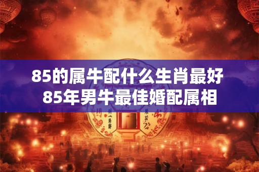 85的属牛配什么生肖最好 85年男牛最佳婚配属相