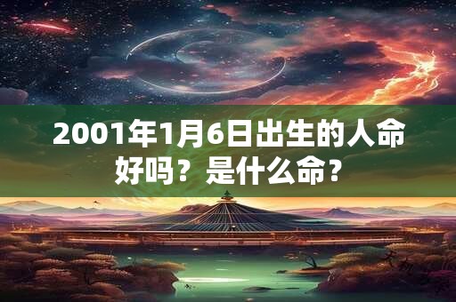 2001年1月6日出生的人命好吗？是什么命？