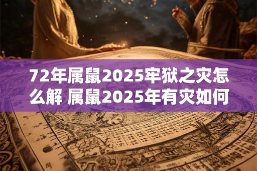 72年属鼠2025牢狱之灾怎么解 属鼠2025年有灾如何破解