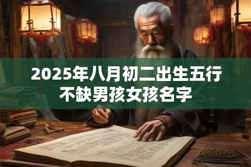 2025年八月初二出生五行不缺男孩女孩名字