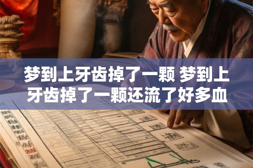 梦到上牙齿掉了一颗 梦到上牙齿掉了一颗还流了好多血好不好