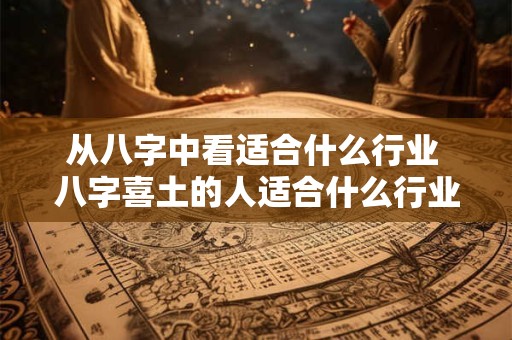 从八字中看适合什么行业 八字喜土的人适合什么行业