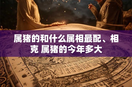 属猪的和什么属相最配、相克 属猪的今年多大
