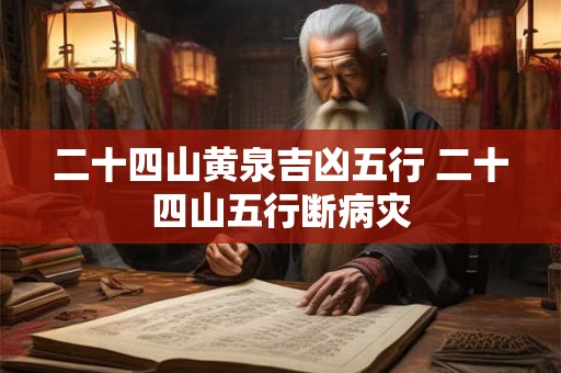 二十四山黄泉吉凶五行 二十四山五行断病灾