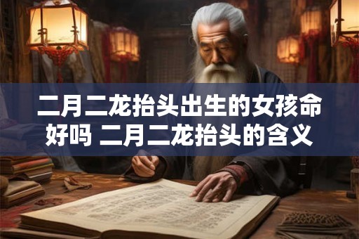二月二龙抬头出生的女孩命好吗 二月二龙抬头的含义是什么