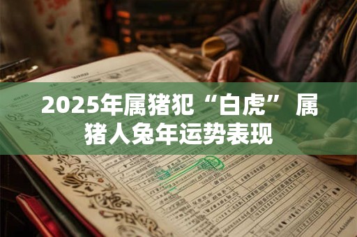 2025年属猪犯“白虎” 属猪人兔年运势表现