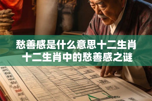 愁善感是什么意思十二生肖 十二生肖中的愁善感之谜