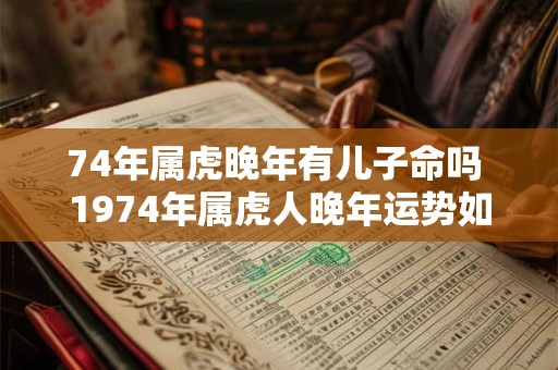 74年属虎晚年有儿子命吗 1974年属虎人晚年运势如何