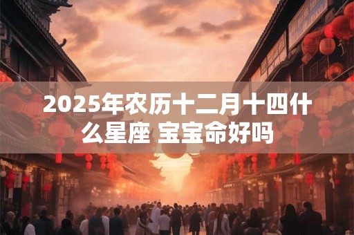 2025年农历十二月十四什么星座 宝宝命好吗 2025年农历十二月十四什么星座 宝宝命好吗