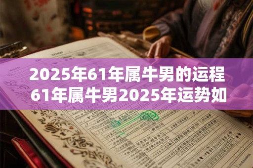 2025年61年属牛男的运程 61年属牛男2025年运势如何