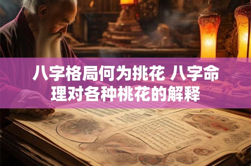 八字格局何为挑花 八字命理对各种桃花的解释