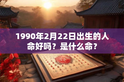 1990年2月22日出生的人命好吗？是什么命？