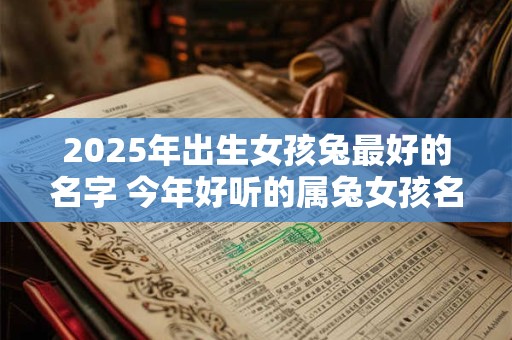 2026年出生女孩兔最好的名字 今年好听的属兔女孩名字