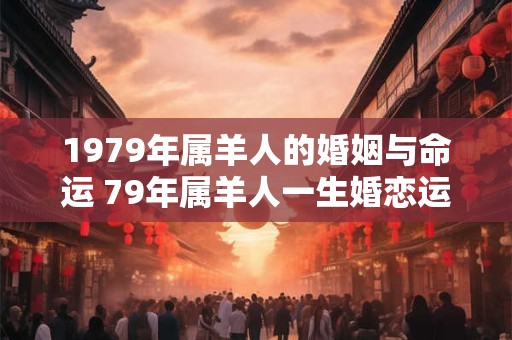 1979年属羊人的婚姻与命运 79年属羊人一生婚恋运