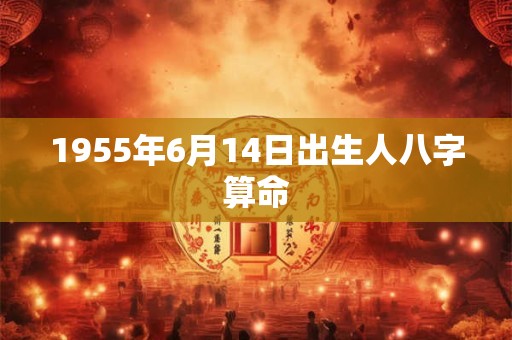 1955年6月14日出生人八字算命