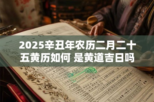 2025辛丑年农历二月二十五黄历如何 是黄道吉日吗