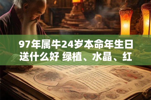 97年属牛24岁本命年生日送什么好 绿植、水晶、红绳