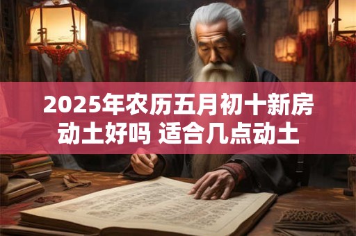 2025年农历五月初十新房动土好吗 适合几点动土