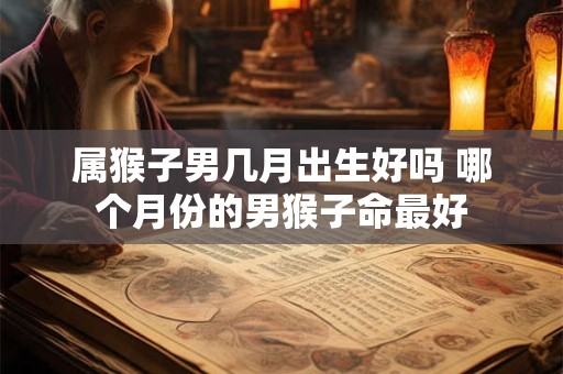 属猴子男几月出生好吗 哪个月份的男猴子命最好