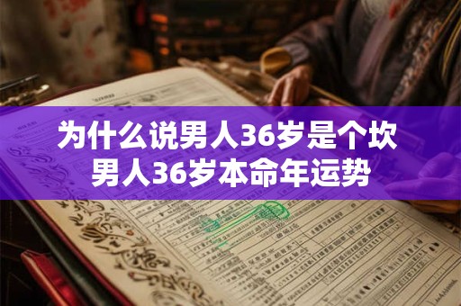 为什么说男人36岁是个坎 男人36岁本命年运势