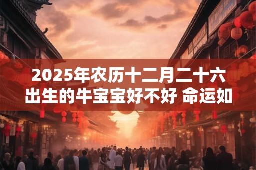 2025年农历十二月二十六出生的牛宝宝好不好 命运如何