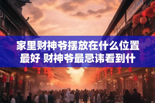 家里财神爷摆放在什么位置最好 财神爷最忌讳看到什么
