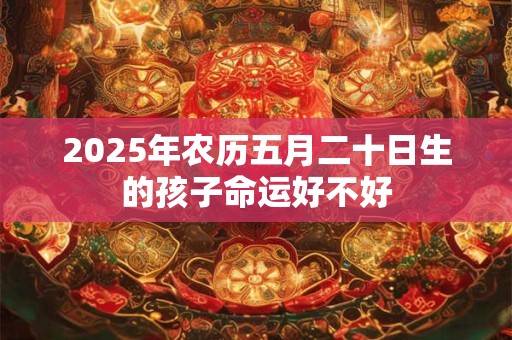 2025年农历五月二十日生的孩子命运好不好