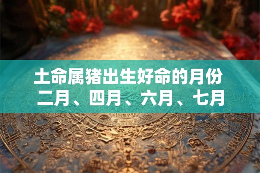 土命属猪出生好命的月份 二月、四月、六月、七月