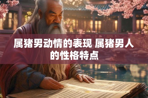 属猪男动情的表现 属猪男人的性格特点