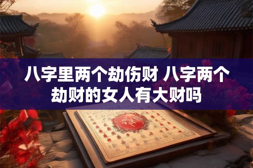 八字里两个劫伤财 八字两个劫财的女人有大财吗