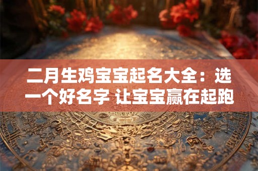 二月生鸡宝宝起名大全：选一个好名字 让宝宝赢在起跑线上！
