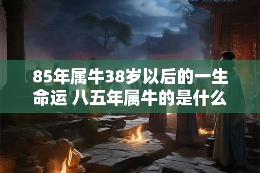 85年属牛38岁以后的一生命运 八五年属牛的是什么命