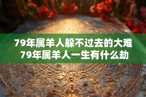 79年属羊人躲不过去的大难 79年属羊人一生有什么劫