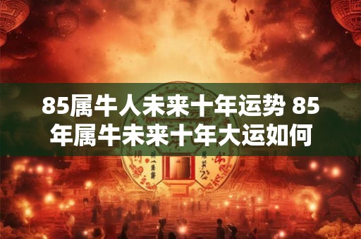 85属牛人未来十年运势 85年属牛未来十年大运如何 85属牛人未来十年运势 85年属牛未来十年大运如何