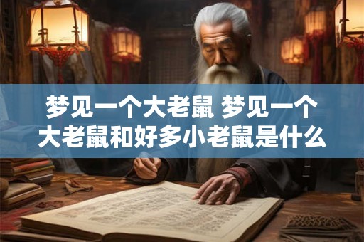 梦见一个大老鼠 梦见一个大老鼠和好多小老鼠是什么意思