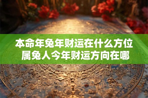 本命年兔年财运在什么方位 属兔人今年财运方向在哪里