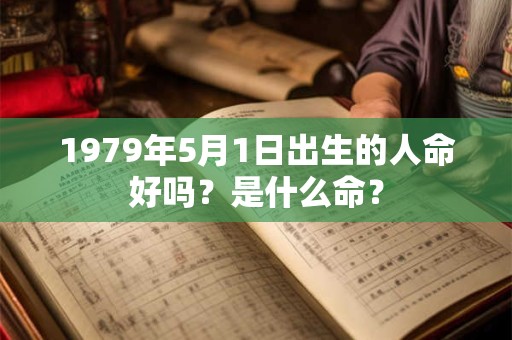 1979年5月1日出生的人命好吗？是什么命？