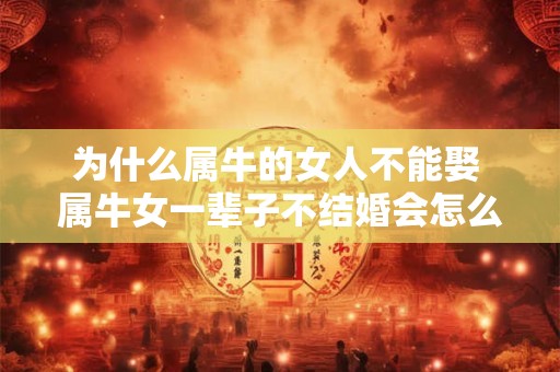 为什么属牛的女人不能娶 属牛女一辈子不结婚会怎么样