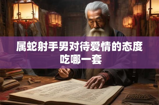 属蛇射手男对待爱情的态度 吃哪一套