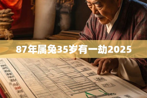 87年属兔35岁有一劫2025