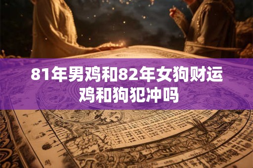 81年男鸡和82年女狗财运 鸡和狗犯冲吗
