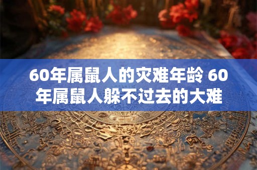 60年属鼠人的灾难年龄 60年属鼠人躲不过去的大难