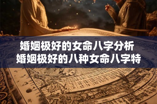 婚姻极好的女命八字分析 婚姻极好的八种女命八字特征