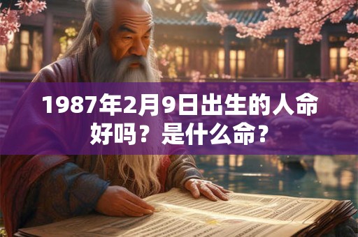 1987年2月9日出生的人命好吗？是什么命？