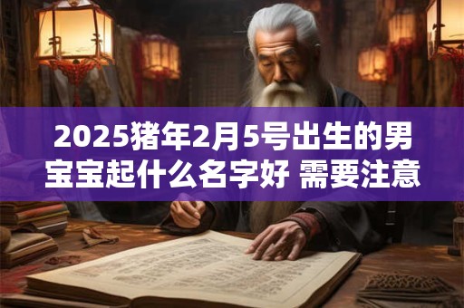 2025猪年2月5号出生的男宝宝起什么名字好 需要注意什么