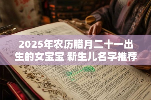 2025年农历腊月二十一出生的女宝宝 新生儿名字推荐